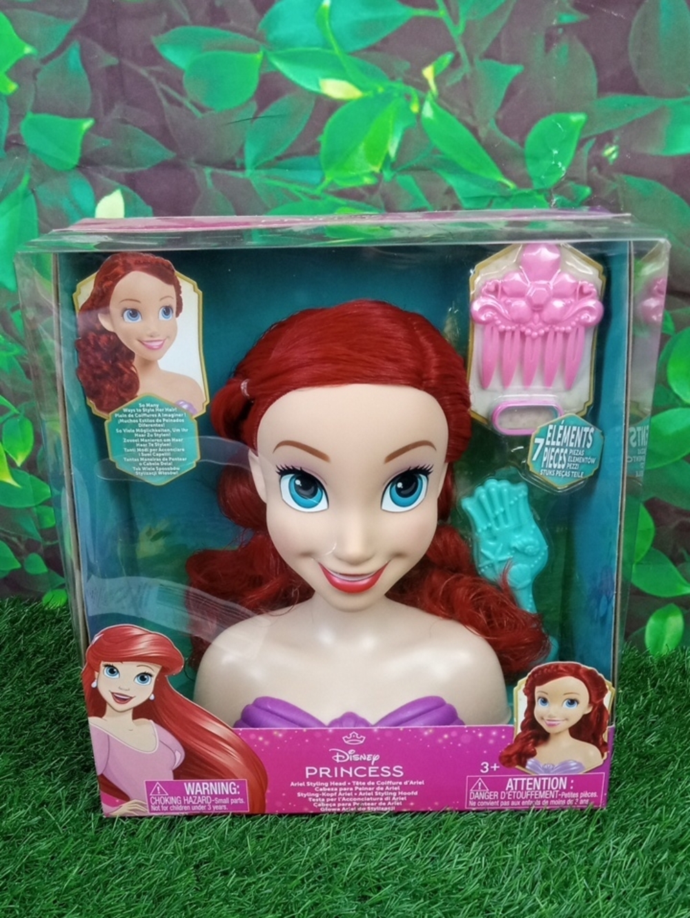 🛝🍒 Disney Princess Ariel Styling Head